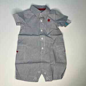 Carter's Romper Striped One Piece Baby Outfit New